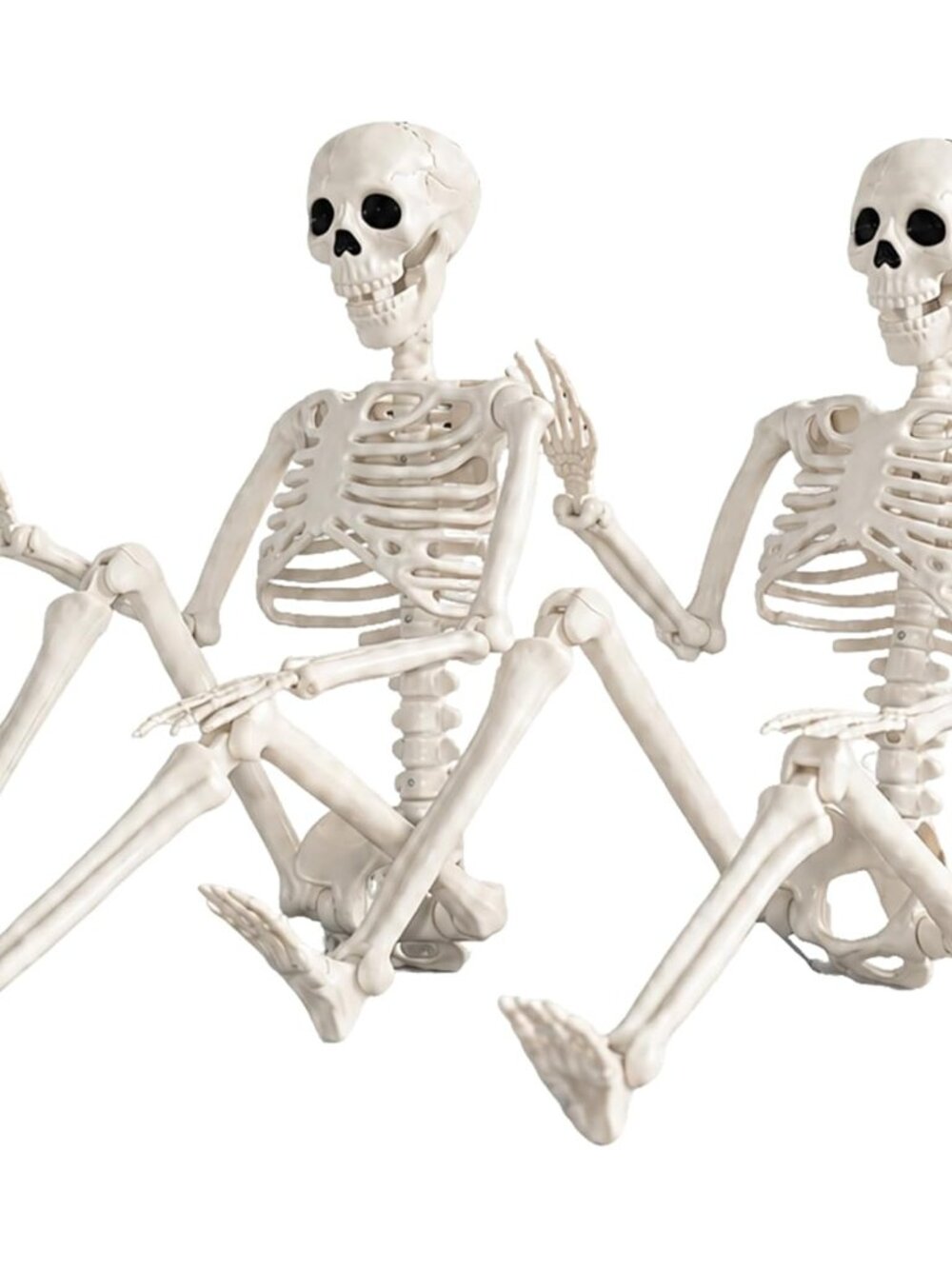 2 Pack 36" Halloween Skeleton Decorations,Human Bones for Halloween Party with M